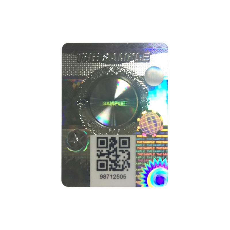 Лазерный кошачий глаз 3D динамическая защитная этикетка Пользовательские наклейки Этикетка с защитным кодом торговой марки
