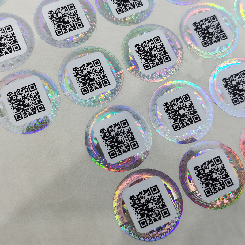 Two-dimensional code laser anti-counterfeiting label Manufacturer custom anti-counterfeiting label stickers
