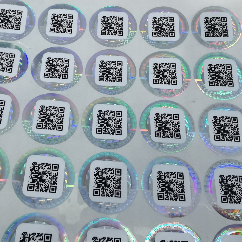 Two-dimensional code laser anti-counterfeiting label Manufacturer custom anti-counterfeiting label stickers
