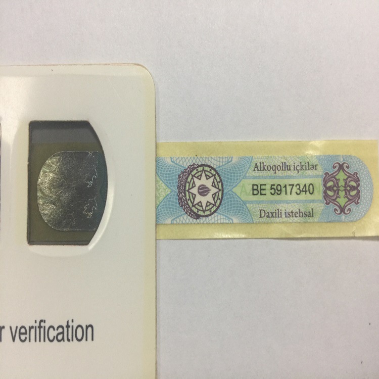 Fluorescent anti-counterfeiting wine label Polarized sealing wine label sticker manufacturer custom