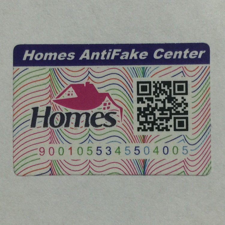 Customized color Commodity digital signage QR code sticker