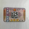 Gold thread group flower wine label, variable QR code anti-counterfeiting label, customized trademark sticker