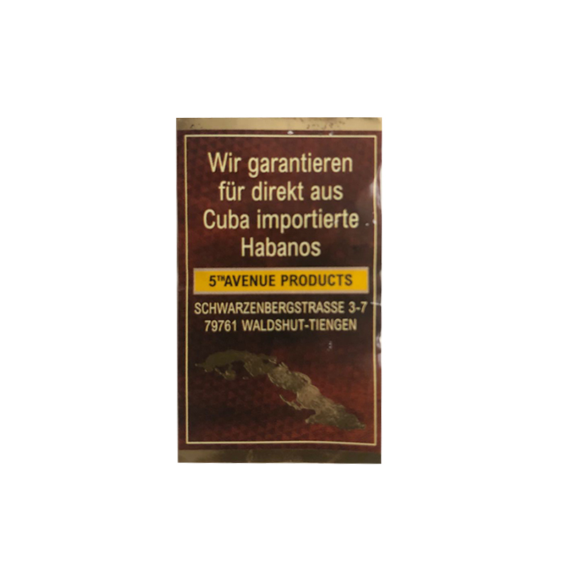 Специальная флуоресцентная этикетка Индивидуальная этикетка для сигарет, этикетка для защиты от подделки товарного знака