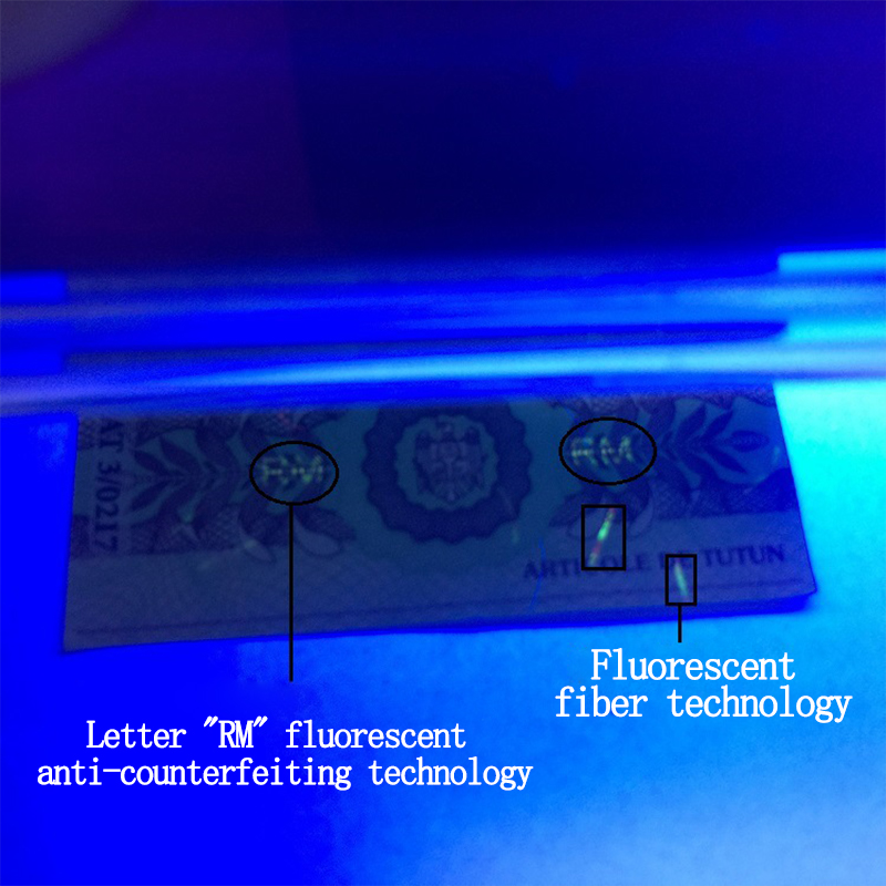 Thailand Sealed Cigarette Label Custom Fluorescent Label Self-adhesive Trademark Anti-counterfeiting Sticker