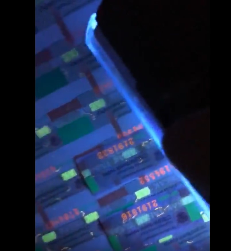 Двухцветная люминесцентная сигарета с точкой останова Украина этикетка с горячим тиснением и защитой от подделки индивидуальная пломбирующая наклейка