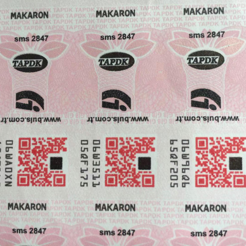 Invisible QR code anti-counterfeiting label Tobacco and alcohol anti-counterfeiting tax label