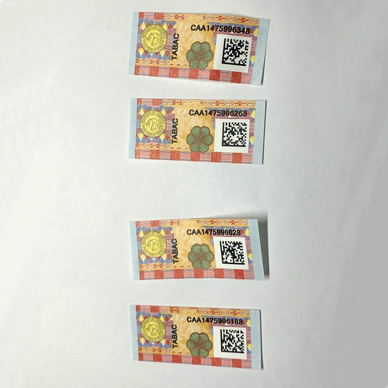 Philippine cigarette label QR code anti-counterfeiting label Custom sealing sticker
