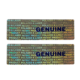 Polarized holographic label Laser film invisible QR code sticker Anti-counterfeit label