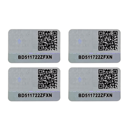 Laser QR code anti-counterfeiting label Customized trademark stickers