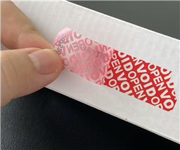 Peel off the backing label