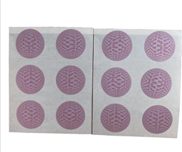 Double-layer latent image anti-counterfeiting label