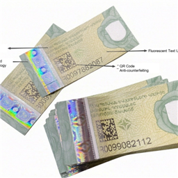 Rainbow Gradient Holographic Laser Microtext Anti-counterfeiting Label。